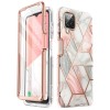 Supcase i-Blason Cosmo Case voor Samsung Galaxy A12 - Marmer Roze