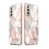 Supcase i-Blason Cosmo Case voor Samsung Galaxy S21 - Marmer Roze