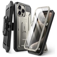 Supcase i-Blason Unicorn Beetle Pro Case voor Apple iPhone 15 Pro Max - Lichtgrijs