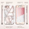 Supcase i-Blason Cosmo Case voor Apple iPhone SE 2022/2020 / iPhone 7/8 - Marmer Roze