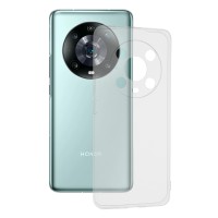 Techsuit Clear Silicone Back Cover voor HONOR Magic4 Pro - Transparant