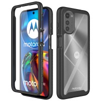 Techsuit Defense 360 Case voor Motorola Moto E32 / Moto E32s - Zwart