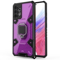 Techsuit Honeycomb Armor Back Cover voor Samsung Galaxy A53 - Paars