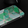 Techsuit Marble Back Cover voor Motorola Moto E7 Power / Moto E7i Power - Green Hex