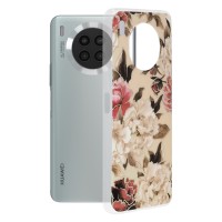 Techsuit Marble Back Cover voor HONOR 50 Lite / Huawei nova 8i - Mary Berry Nude