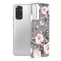 Techsuit Marble Back Cover voor Xiaomi Redmi Note 11 / Redmi Note 11S - Bloom of Ruth Gray