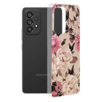 Techsuit Marble Back Cover voor Samsung Galaxy A53 - Mary Berry Nude