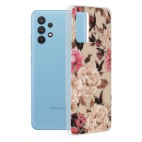 Techsuit Marble Back Cover voor Samsung Galaxy A32 - Mary Berry Nude