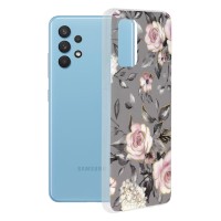 Techsuit Marble Back Cover voor Samsung Galaxy A32 - Bloom of Ruth Gray