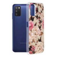 Techsuit Marble Back Cover voor Samsung Galaxy A03s - Mary Berry Nude