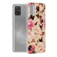 Techsuit Marble Back Cover voor Samsung Galaxy A51 4G/5G - Mary Berry Nude