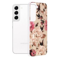 Techsuit Marble Back Cover voor Samsung Galaxy S22 - Mary Berry Nude