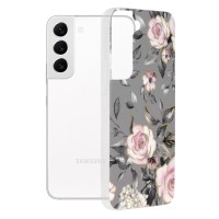 Techsuit Marble Back Cover voor Samsung Galaxy S22 - Bloom of Ruth Gray