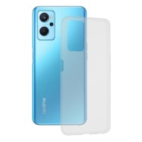 Techsuit Clear Silicone Back Cover voor Realme 9i / Oppo A76/A96 - Transparant
