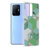 Techsuit Marble Back Cover voor Xiaomi 11T / 11T Pro - Green Hex