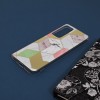 Techsuit Marble Back Cover voor Xiaomi 12/12X - Purple Hex