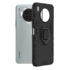 Techsuit Shield Silicone Back Cover voor HONOR 50 Lite / Huawei nova 8i - Zwart