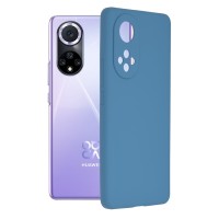 Techsuit Color Silicone Back Cover voor Huawei nova 9 / HONOR 50 - Blauw