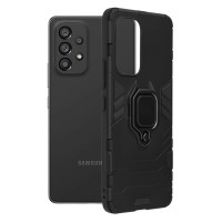 Techsuit Shield Silicone Back Cover voor Samsung Galaxy A53 - Zwart