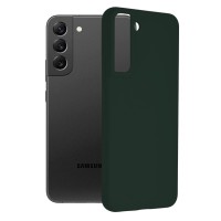 Techsuit Color Silicone Back Cover voor Samsung Galaxy S22 Plus - Groen