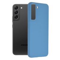 Techsuit Color Silicone Back Cover voor Samsung Galaxy S22 Plus - Blauw