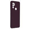 Techsuit Color Silicone Back Cover voor Motorola Moto G60S - Paars