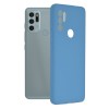 Techsuit Color Silicone Back Cover voor Motorola Moto G60S - Blauw