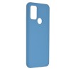 Techsuit Color Silicone Back Cover voor Motorola Moto G50 - Blauw