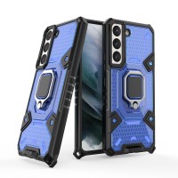 Techsuit Honeycomb Armor Back Cover voor Samsung Galaxy S22 Plus - Blauw