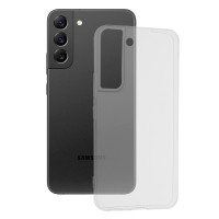 Techsuit Clear Silicone Back Cover voor Samsung Galaxy S22 Plus - Transparant