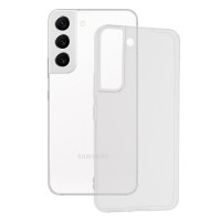 Techsuit Clear Silicone Back Cover voor Samsung Galaxy S22 - Transparant