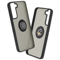 Techsuit Glinth Back Cover voor Samsung Galaxy S22 - Zwart