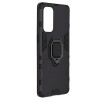 Techsuit Shield Silicone Back Cover voor Oppo Reno6 Pro - Zwart
