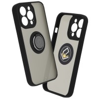 Techsuit Glinth Back Cover voor Apple iPhone 13 Pro - Zwart