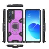 Techsuit Honeycomb Armor Back Cover voor Oppo Reno6 5G - Paars