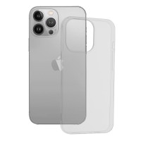 Techsuit Clear Silicone Back Cover voor Apple iPhone 13 Pro - Transparant