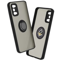 Techsuit Glinth Back Cover voor Realme 7 Pro - Zwart