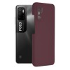 Techsuit Color Silicone Back Cover voor Xiaomi Poco M3 Pro 5G / Redmi Note 10 5G - Paars