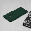 Techsuit Color Silicone Back Cover voor Motorola Moto E7 - Groen