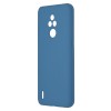 Techsuit Color Silicone Back Cover voor Motorola Moto E7 - Blauw