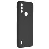 Techsuit Black Silicone Back Cover voor Motorola Moto E7 Power / Moto E7i Power - Zwart