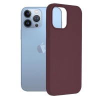 Techsuit Color Silicone Back Cover voor Apple iPhone 13 Pro Max - Paars