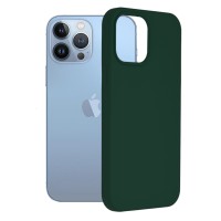 Techsuit Color Silicone Back Cover voor Apple iPhone 13 Pro Max - Groen