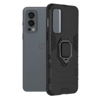 Techsuit Shield Silicone Back Cover voor OnePlus Nord 2 - Zwart