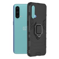 Techsuit Shield Silicone Back Cover voor OnePlus Nord CE 5G - Zwart