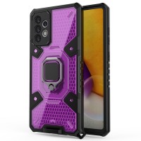 Techsuit Honeycomb Armor Back Cover voor Samsung Galaxy A72 - Paars