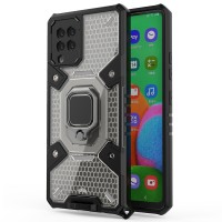 Techsuit Honeycomb Armor Back Cover voor Samsung Galaxy A42 - Grijs