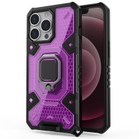 Techsuit Honeycomb Armor Back Cover voor Apple iPhone 13 Pro Max - Paars