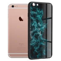 Techsuit Glaze Back Cover voor Apple iPhone 6 / iPhone 6S - Blue Nebula