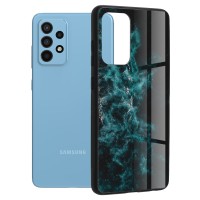 Techsuit Glaze Back Cover voor Samsung Galaxy A52 4G/5G / A52s - Blue Nebula